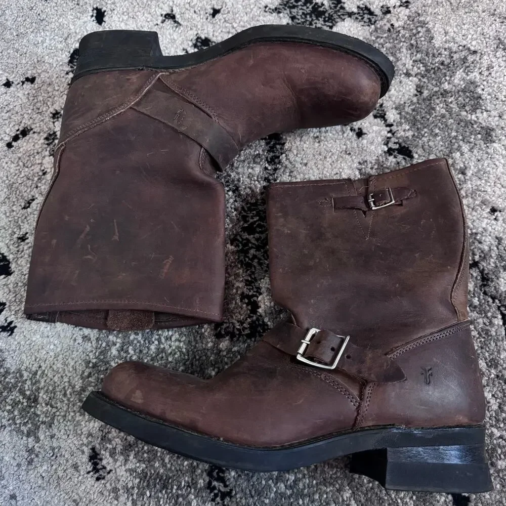 Frye brown leather